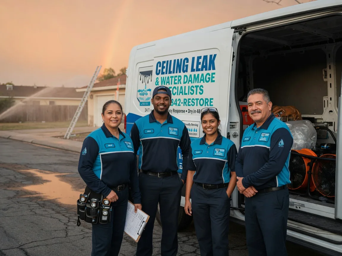 Ceiling Leak Cleanup company in Urania, LA